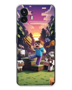 Чохол для Nothing Phone 3 з картинкою «Стів на фермі»