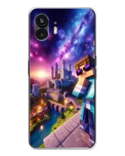 Чохол для Nothing Phone 3 з картинкою «Стів та космос» Чохол для Nothing Phone 3 з картинкою «Стів та космос»