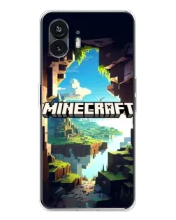 Чохол для Nothing Phone 3 з картинкою «Печера Майнкрафт» Чохол для Nothing Phone 3 з картинкою «Печера Майнкрафт»