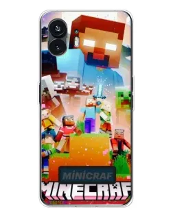 Чохол для Nothing Phone 3 з картинкою «Minecraft герої гри» Чохол для Nothing Phone 3 з картинкою «Minecraft герої гри»