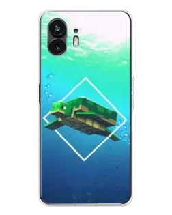 Чохол для Nothing Phone 3 з картинкою «Черепаха Minecraft»