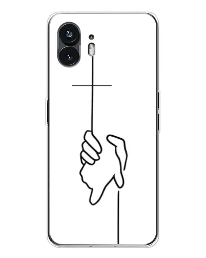 Чехол для Nothing Phone 3 с картинкой «Рука держит»