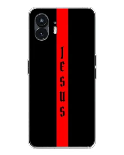 Чехол для Nothing Phone 3 с картинкой «Красная линия веры»