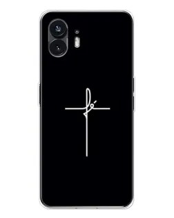 Чехол для Nothing Phone 3 с картинкой «Тонкий крест» Чехол для Nothing Phone 3 с картинкой «Тонкий крест»