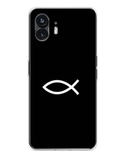 Чехол для Nothing Phone 3 с картинкой «Символ рыбы Jesus» Чехол для Nothing Phone 3 с картинкой «Символ рыбы Jesus»