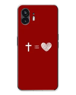 Чехол для Nothing Phone 3 с картинкой «Уравнение любви» Чехол для Nothing Phone 3 с картинкой «Уравнение любви»