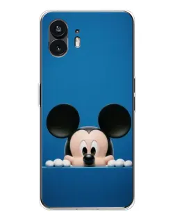 Чехол для Nothing Phone 3 с картинкой «Микки выглядывает» Чехол для Nothing Phone 3 с картинкой «Микки выглядывает»