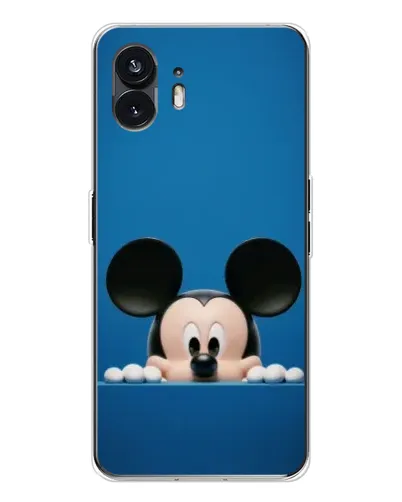 Чехол для Nothing Phone 3 с картинкой «Микки выглядывает»