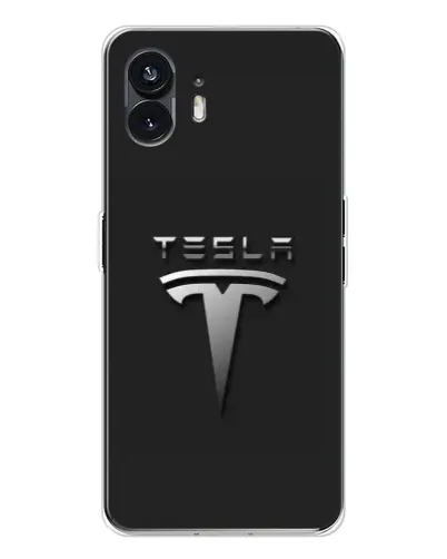 Чехол для Nothing Phone 3 с картинкой «Стальной логотип Tesla» Чехол для Nothing Phone 3 с картинкой «Стальной логотип Tesla»