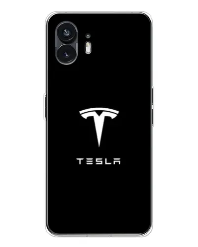 Чехол для Nothing Phone 3 с картинкой «Tesla White Logo» Чехол для Nothing Phone 3 с картинкой «Tesla White Logo»