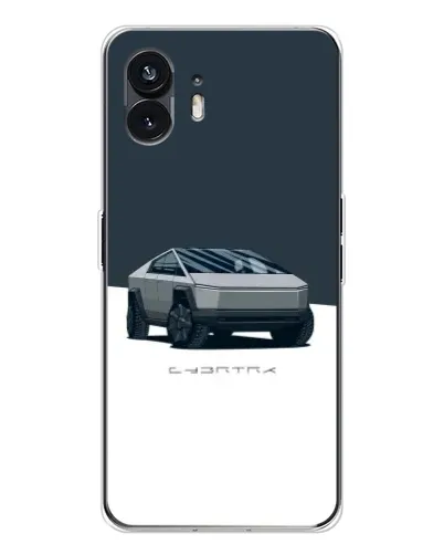 Чехол для Nothing Phone 3 с картинкой «Серебристый Cybertruck Tesla» Чехол для Nothing Phone 3 с картинкой «Серебристый Cybertruck Tesla»