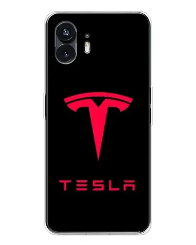 Чехол для Nothing Phone 3 с картинкой «Tesla Red Logo» Чехол для Nothing Phone 3 с картинкой «Tesla Red Logo»