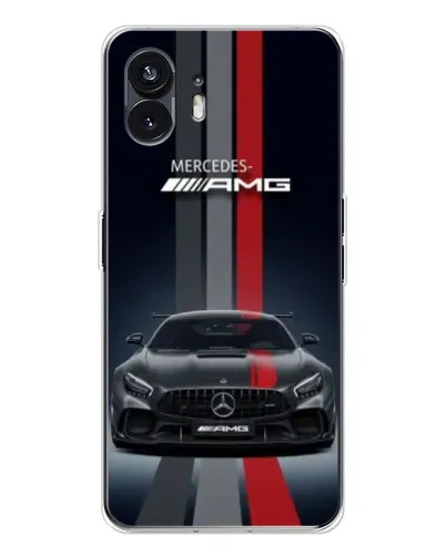Чохол для Nothing Phone 3 з картинкою «Mercedes — білий карбон» Чохол для Nothing Phone 3 з картинкою «Mercedes — білий карбон»