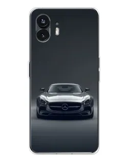 Чохол для Nothing Phone 3 з картинкою «Mercedes на чорному»
