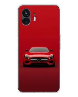 Чохол для Nothing Phone 3 з картинкою «Червоний Mercedes AMG»