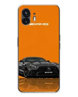Чохол для Nothing Phone 3 з картинкою «Помаранчевий Mercedes AMG»