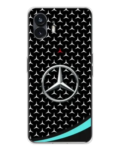 Чохол для Nothing Phone 3 з картинкою «Mercedes — бірюзовий акцент» Чохол для Nothing Phone 3 з картинкою «Mercedes — бірюзовий акцент»