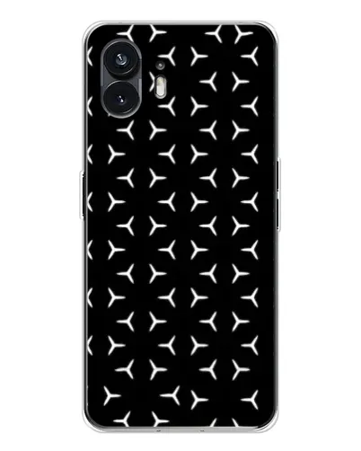 Чехол для Nothing Phone 3 с картинкой «Mercedes паттерн звезд» Чехол для Nothing Phone 3 с картинкой «Mercedes паттерн звезд»