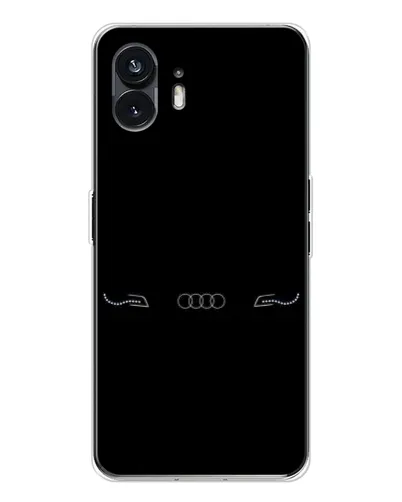Чехол для Nothing Phone 3 с картинкой «Audi — световой подпись»