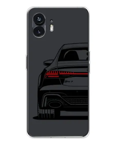 Чехол для Nothing Phone 3 с картинкой «Задняя часть Audi — арт»