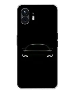 Чехол для Nothing Phone 3 с картинкой «Взгляд Audi в темноте»