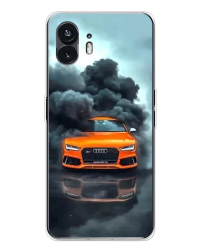Чехол для Nothing Phone 3 с картинкой «Audi в облаках дыма»