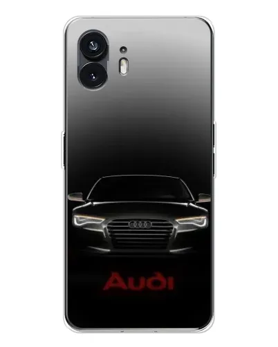 Чехол для Nothing Phone 3 с картинкой «Audi — градиентный контур»