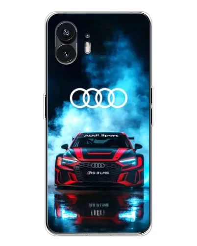 Чехол для Nothing Phone 3 с картинкой «Audi Sport — неон»