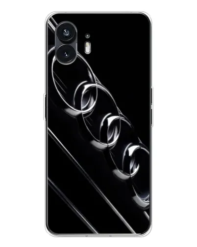 Чехол для Nothing Phone 3 с картинкой «Audi — абстрактные кольца»