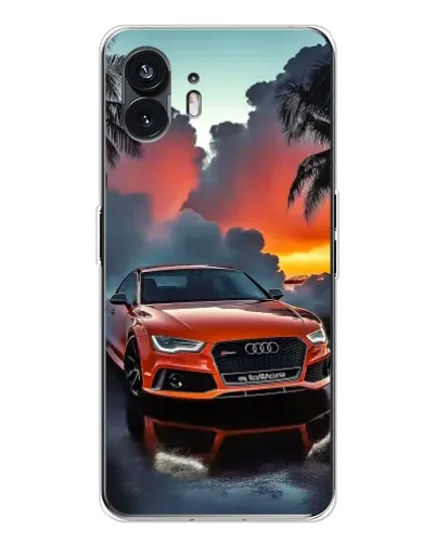 Чехол для Nothing Phone 3 с картинкой «Audi — закат»