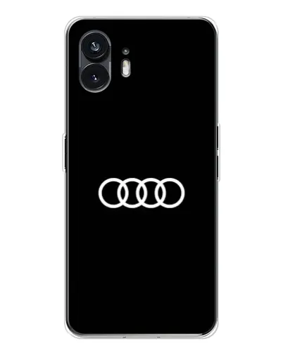 Чехол для Nothing Phone 3 с картинкой «Audi White Logo»
