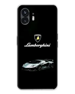 Чехол для Nothing Phone 3 с картинкой «Логотип Lamborghini классика»