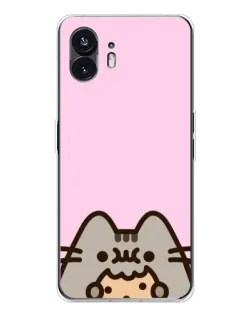 Чехол для Nothing Phone 3 с картинкой «Pusheen и печенье» Чехол для Nothing Phone 3 с картинкой «Pusheen и печенье»