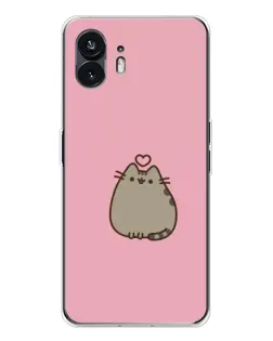 Чехол для Nothing Phone 3 с картинкой «Pusheen сердце»