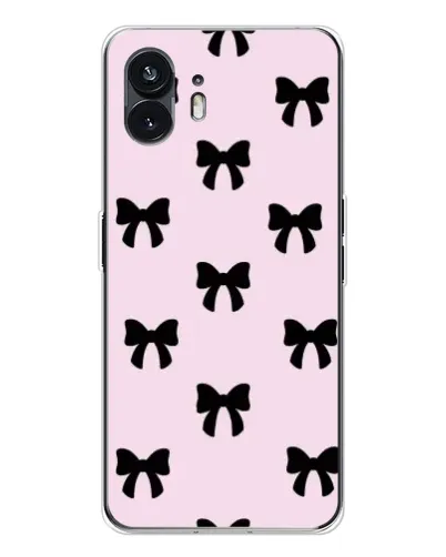 Чехол для Nothing Phone 3 с картинкой «Черные банты Coquette» Чехол для Nothing Phone 3 с картинкой «Черные банты Coquette»