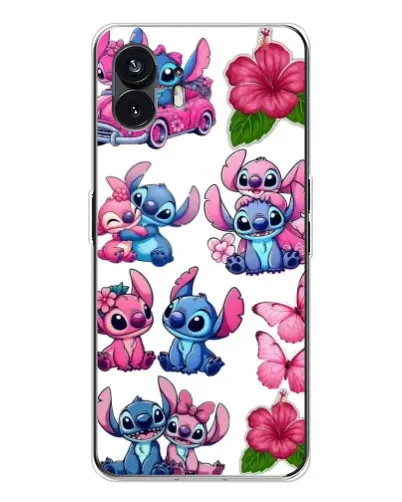 Чехол для Nothing Phone 3 с картинкой «Стикеры Stitch и Angel» Чехол для Nothing Phone 3 с картинкой «Стикеры Stitch и Angel»
