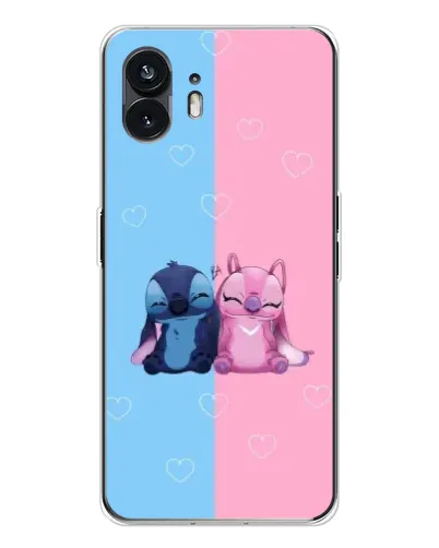 Чехол для Nothing Phone 3 с картинкой «Stitch и Angel Love» Чехол для Nothing Phone 3 с картинкой «Stitch и Angel Love»