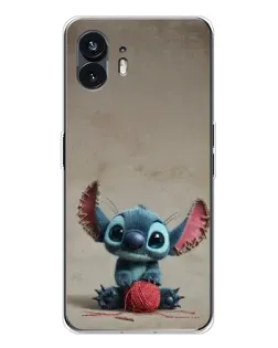 Чехол для Nothing Phone 3 с картинкой «Стич на коричневом фоне»
