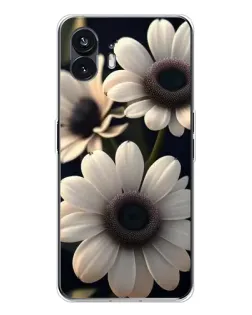 Чохол для Nothing Phone 3 з картинкою «Білі маргаритки макро»