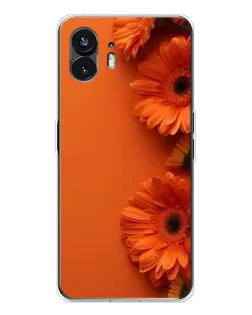 Чохол для Nothing Phone 3 з картинкою «Помаранчеві гербери»