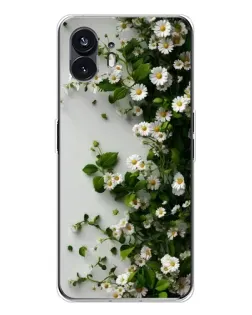 Чохол для Nothing Phone 3 з картинкою «Гілка дрібних білих квітів»