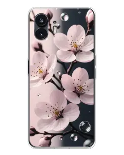 Чохол для Nothing Phone 3 з картинкою «Ніжня сакура та краплі»