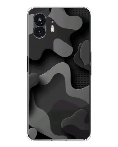 Чохол для Nothing Phone 3 з картинкою «Темний абстрактний камуфляж»
