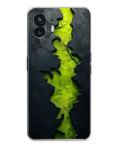 Чохол для Nothing Phone 3 з картинкою «Салатовий розлом скелі»