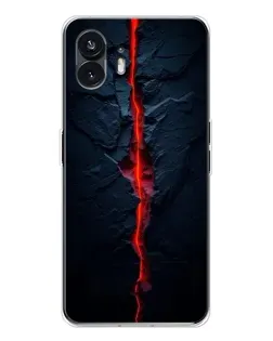 Чохол для Nothing Phone 3 з картинкою «Червона лавова тріщина»