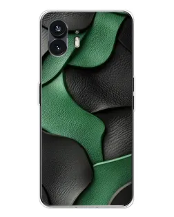 Чохол для Nothing Phone 3 з картинкою «Зелені шкіряні хвилі»