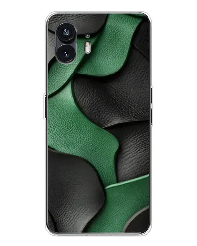 Чохол для Nothing Phone 3 з картинкою «Зелені шкіряні хвилі»