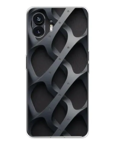 Чохол для Nothing Phone 3 з картинкою «Об'ємне сіре плетіння»
