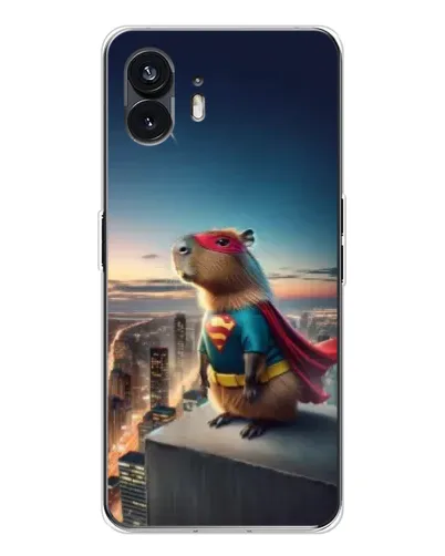 Чехол для Nothing Phone 3 с картинкой «Капи-мен супергерой» Чехол для Nothing Phone 3 с картинкой «Капи-мен супергерой»