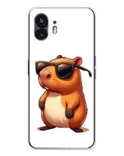 Чехол для Nothing Phone 3 с картинкой «Капибара в очках»